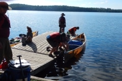 Snowbank Lake, MN canoe landing