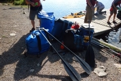 Snowbank Lake, MN canoe landing