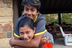 Mom and son