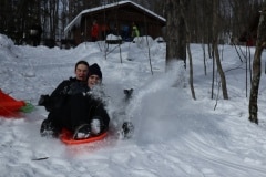 Winter sledding at Ma-Ka-Ja-Wan Scout Reservation!