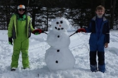 A well-made snowman