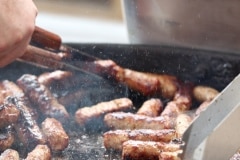 Look at that sausage sizzle!