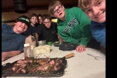 We eat well on campouts!